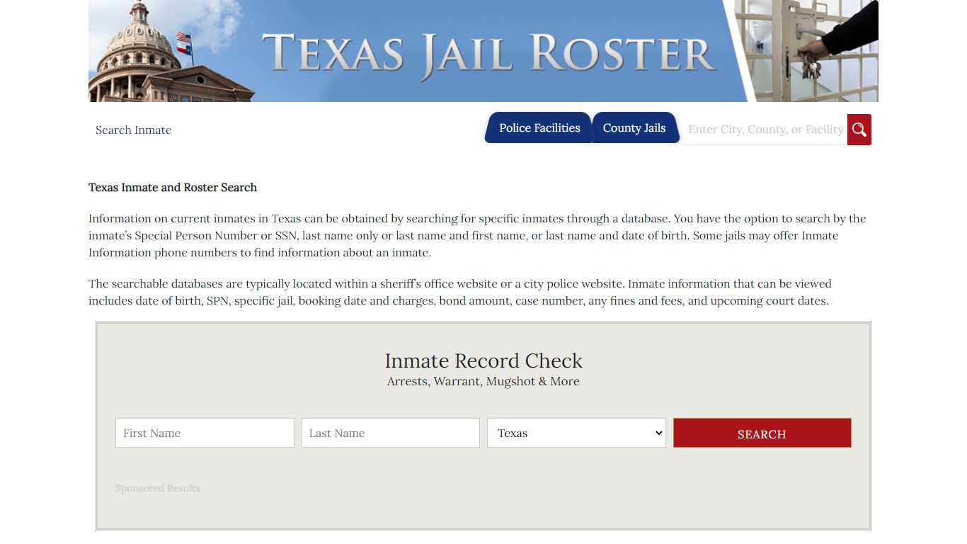 Bowie County Jail Inmates | Jail Roster Search